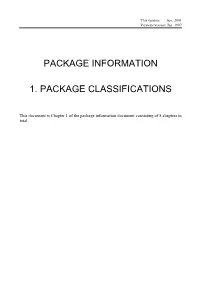 PDF Package Information