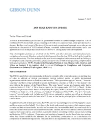 2018 Year-End Fcpa Update