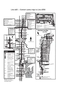 445 -- Convert Some Trips to Line 455X
