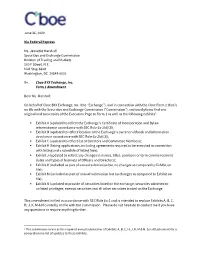 June 26, 2020 Via Federal Express Ms. Jeanette Marshall Securities