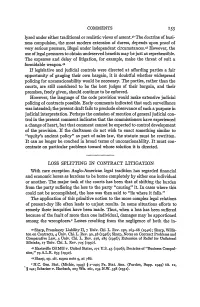 Loss Splitting in Contract Litigation