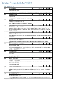 Program Guide Report