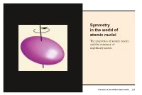 Symmetry in the World of Atomic Nuclei