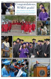 Congratulations, WSD3 Grads!