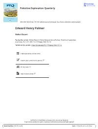 Edward Henry Palmer