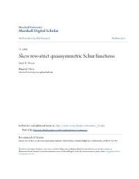 Skew Row-Strict Quasisymmetric Schur Functions Sarah K