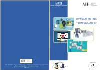 Software Testing Training Module