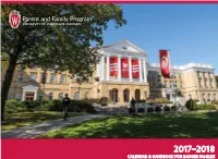 2017-18 Calendar & Handbook for Badger Families