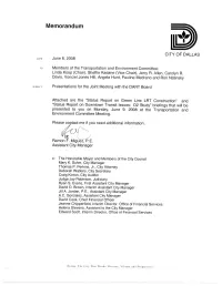Status Report on Green Line LRT Construction