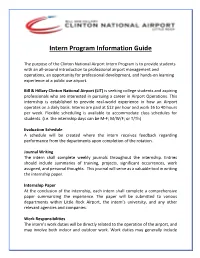 Intern Program Information Guide