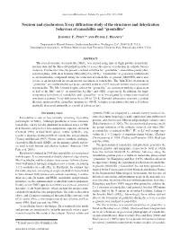 Neutron and Synchrotron X-Ray Diffraction Study of the Structures and Dehydration Behaviors of Ramsdellite and “Groutellite”