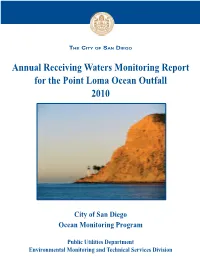 Point Loma in 2010 Were Analyzed Moored at Each of the Above Sites Throughout 2010
