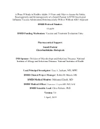 Study Protocol, GCP, Or Protocol-Specific MOP Requirements