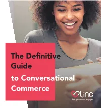 To Conversational Commerce This Ebook Will Set You up for Conversational Commerce Success
