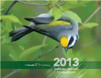 Annual Report to Members Administrative Board, Program Directors, and Cornell Faculty Administrative Board Program Directors and Faculty