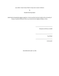 Esse Videtur: Occurrences of Heroic Clausulae in Cicero's Orations By