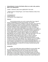 Glutaraldehyde: a Review of Its Fixative Effects on Nucleic Acids, Proteins, 2 Lipids, and Carbohydrates 3 4 Andrew T