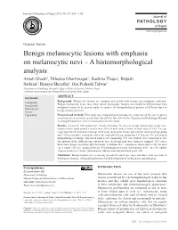 A Histomorphological Analysis