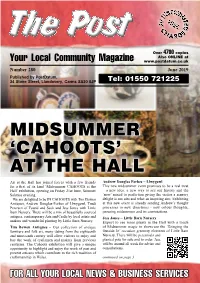 'Cahoots' at the Hall