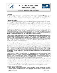 Capacity Planning Practices Guide