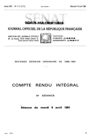 Compte Rendu Intégral