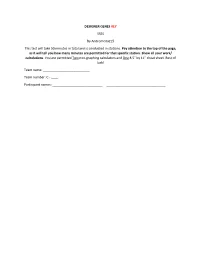 DESIGNER GENES KEY SSSS by Andromeda215 This Test Will Take