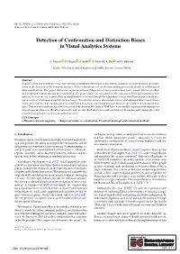 Detection of Confirmation and Distinction Biases in Visual