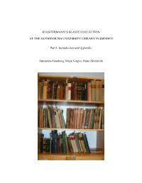 Klostermann's Slavic Collection at The