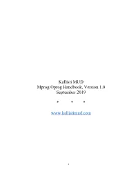 Mob Prog Handbook