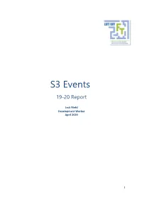 S3 Events 19-20 Report