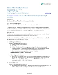 Secnidazole (Solosec) Reference Number: CP.PMN.103 Effective Date: 03.01.18 Last Review Date: 02.20 Line of Business: Commercial, HIM, Medicaid Revision Log