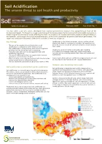 Soil Acidification the Unseen Threat to Soil Health and Productivity