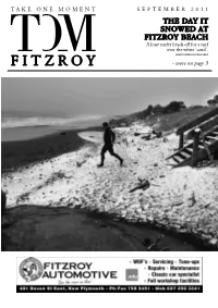 The Day It Snowed at Fitzroy Beach
