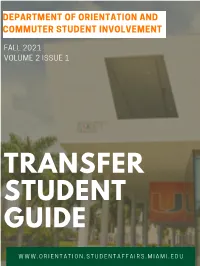 Transfer Student Guide