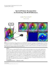 Spectral Primary Decomposition for Rendering with RGB Reflectance