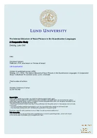 The Internal Structure of Noun Phrases in the Scandinavian Languages a Comparative Study Delsing, Lars-Olof