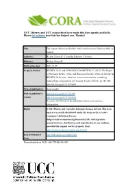 UCC Library and UCC Researchers Have Made This Item Openly Available