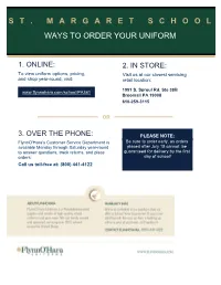 Ways to Order Your School Uniform