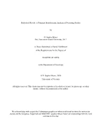 Embodied Revolt: a Feminist-Bourdieusian Analysis of Protesting Bodies