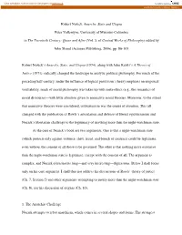Robert Nozick, Anarchy, State and Utopia Peter Vallentyne, University