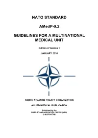 NATO STANDARD Amedp-9.2 GUIDELINES for A