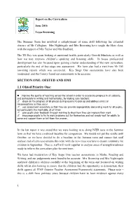 OFSTED and HMI 1.1 Ofsted Priority