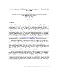 2014 Update on the Chloride Hydrogeochemistry in Seneca Lake, New York