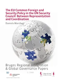 Bruges Regional Integration & Global Governance Papers