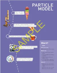 PARTICLE MODEL There Are Three 2