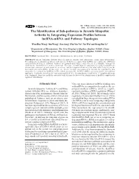 The Identification of Sub-Pathways in Juvenile Idiopathic Arthritis by Integrating Expression Profiles Between Lncrna-Mrna and Pathway Topologies