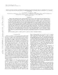 Arxiv:1510.04980V2 [Astro-Ph.CO] 22 Nov 2015 Eet Ta.21;D Aprne L 04.Hwvr Radio However, 2014)