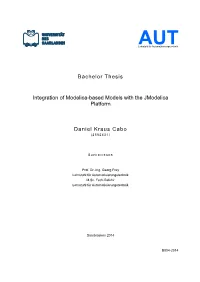 Bachelor Thesis Integration of Modelica-Based Models with The
