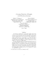 Crossing Numbers of Graphs with Rotation Systems