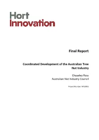 Final Report Coordinated Development of the Australian Tree Nut Industry
